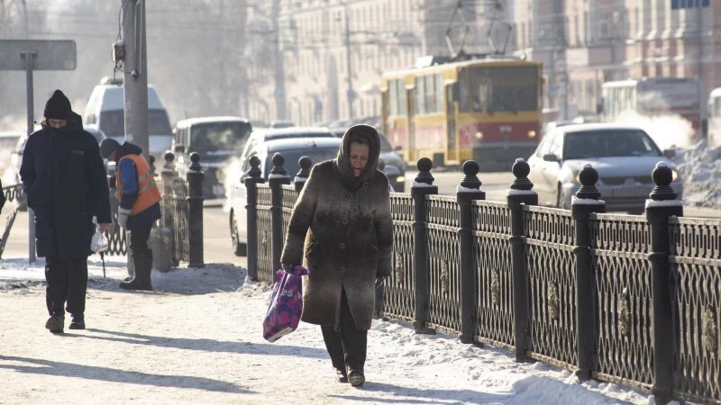     Зима в Барнауле. Мороз. Анна Зайкова