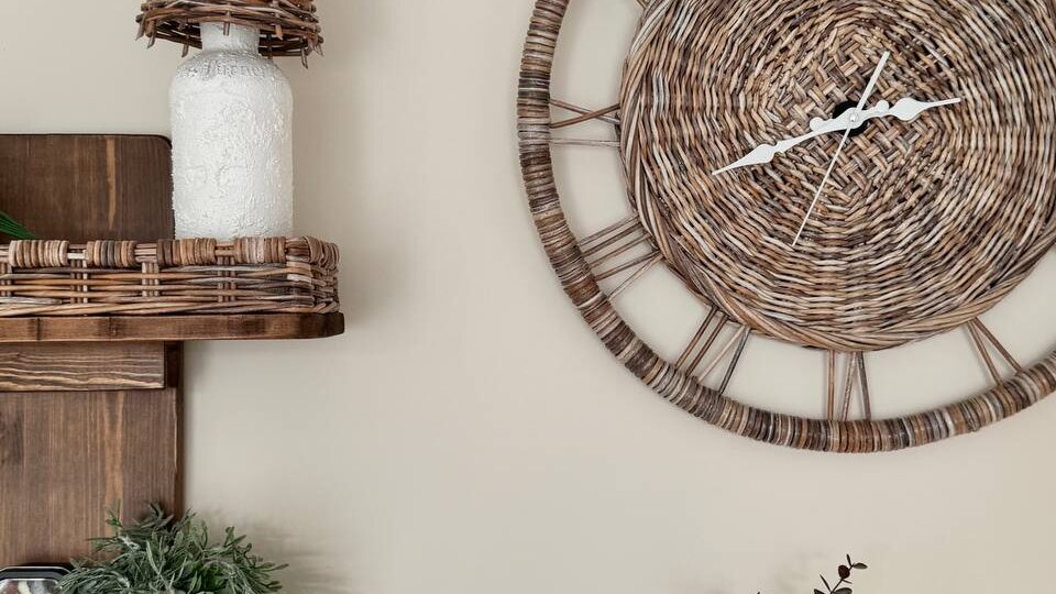 Плетение Часов из бумажной лозы