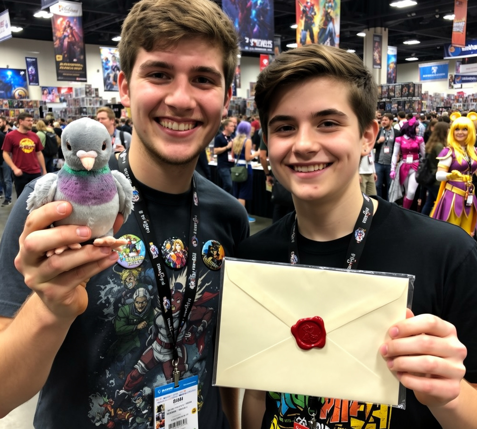 Голубь и письмо - квестовые предметы по мотивам рассказа