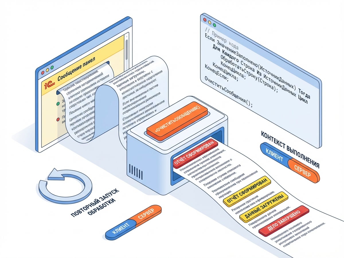 Метод ОчиститьСообщения()