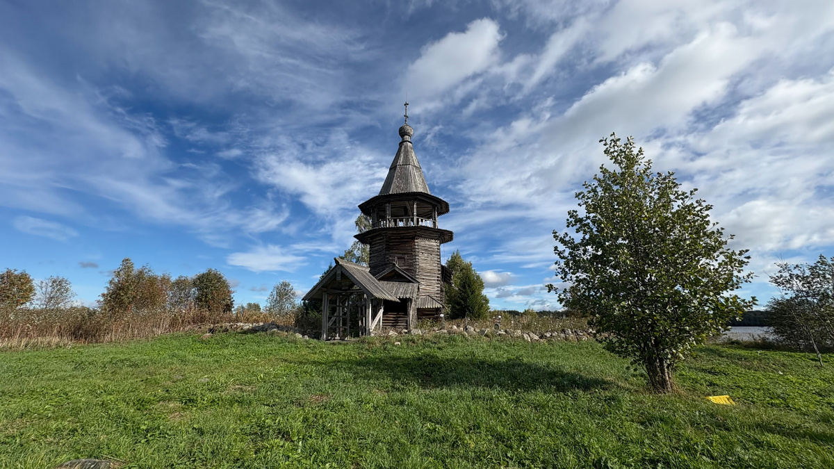 Деревянная церковь в Усть-Яндоме, Заонежье