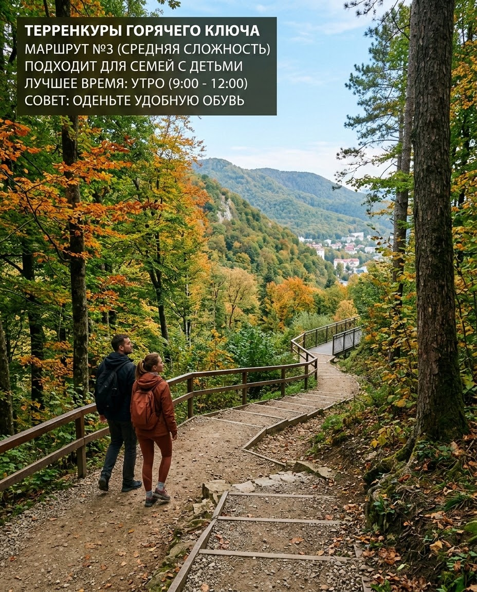 Терренкуры, Горячий Ключ