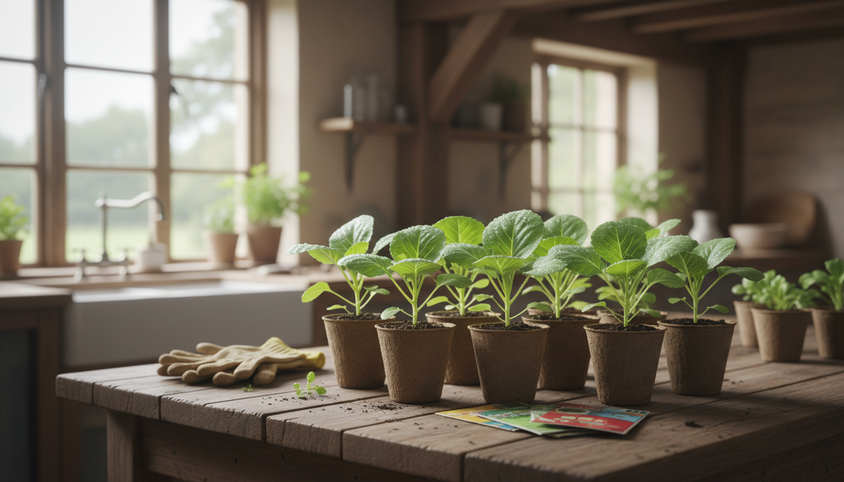 Здоровая рассада капусты — результат правильного мартовского посева