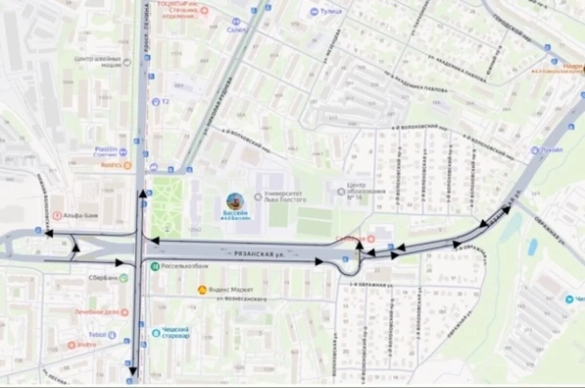    Движение на Орловском путепроводе ограничат в ночное время
