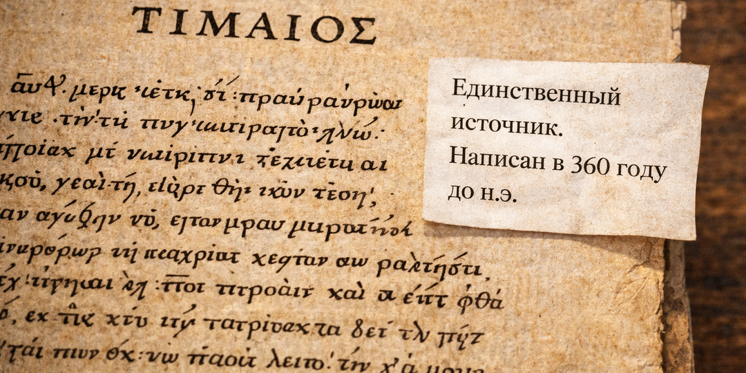Атлантида: что на самом деле написал Платон — и что придумали после него