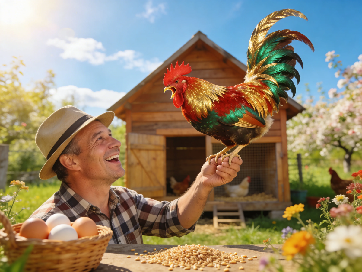 Даже самый голосистый петух замолкает, когда соседи умеют договариваться за чаем с пирожками 🐓🥧