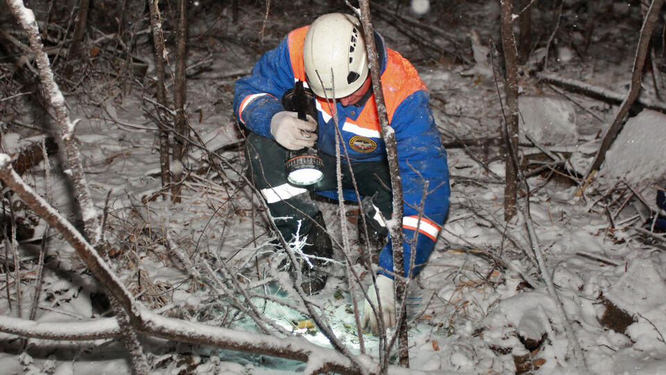     Мужчина и ребенок замерзли насмерть в тайге Красноярского края РИА Новости/Кирилл Шипицин
