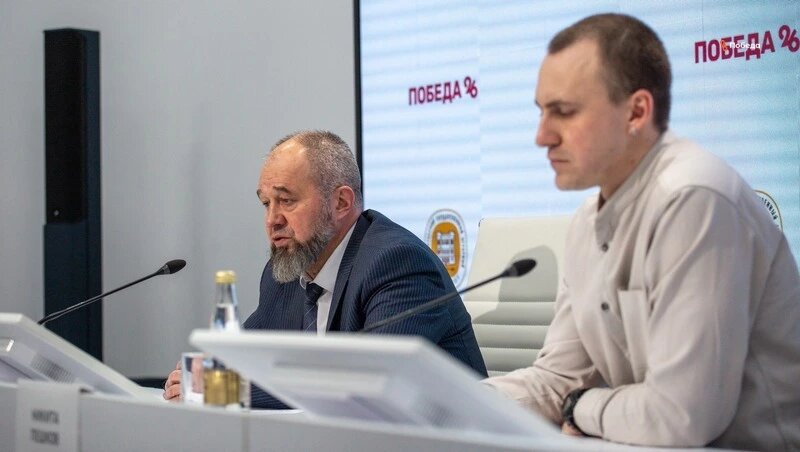    Евгений Штепа на пресс-конференции в РИЦ СК Фото: Артём Хорошилов / / ИА «Победа26»