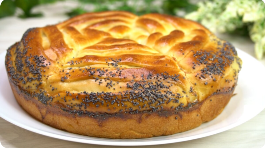 Пирог в котором много начинки и мало теста: хоть с капустой, хоть с яблоком, хоть с картошкой...