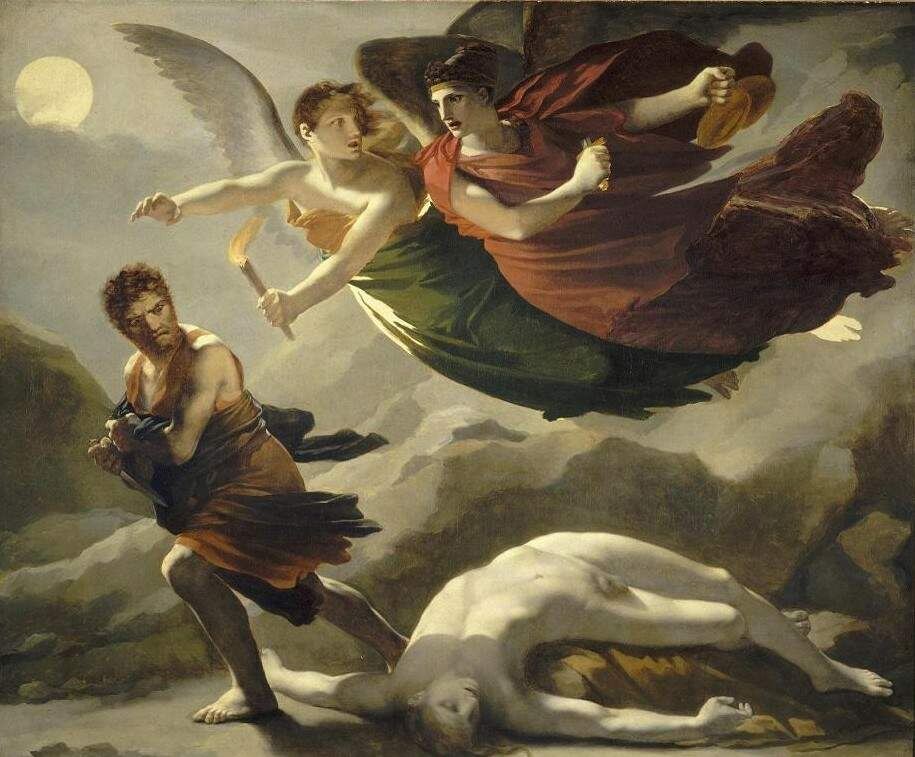     Пьер Поль Прюдон. Правосудие и Божественное возмездие, преследующие Преступление. 1808