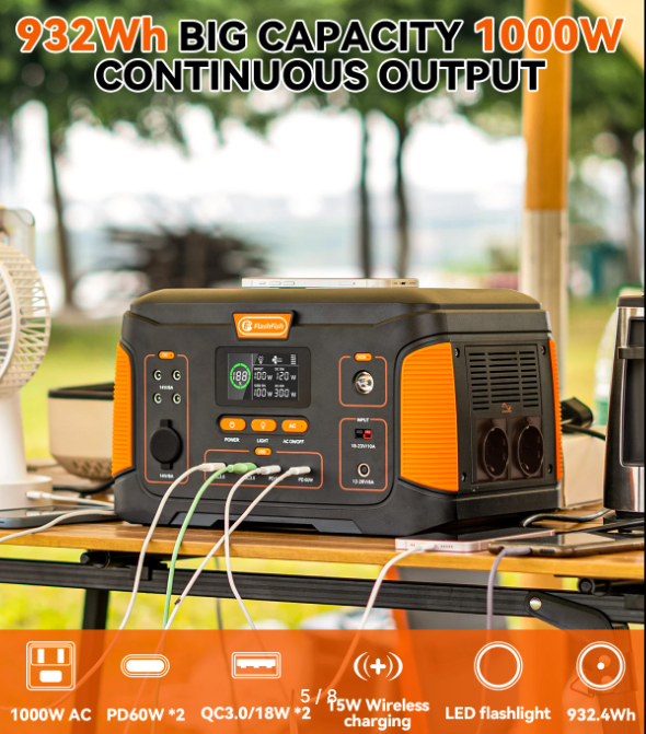 Портативная электростанция FF Flashfish J1000 PLUS 932 Втч