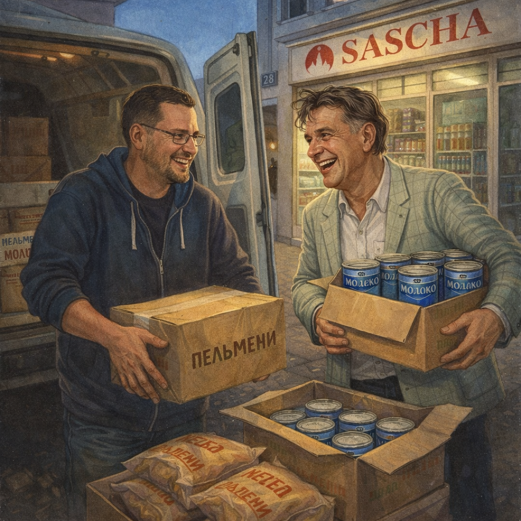 Иногда достаточно банки варёной сгущёнки, чтобы человек вспомнил, откуда он родом. А иногда — чтобы окончательно понять, где он уже живёт.© Александер Арсланов