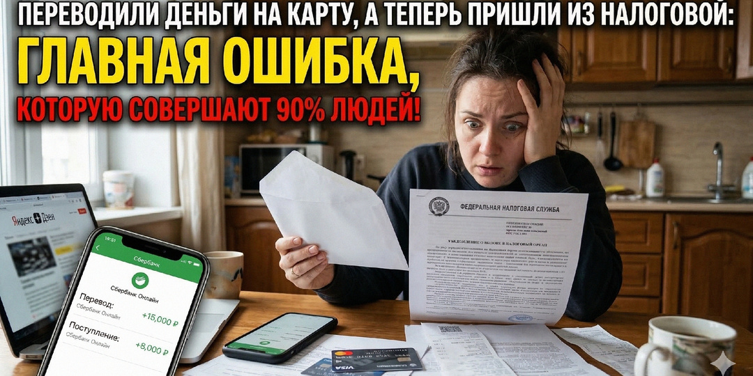Переводы на карту и налоговая: главная ошибка 90% людей