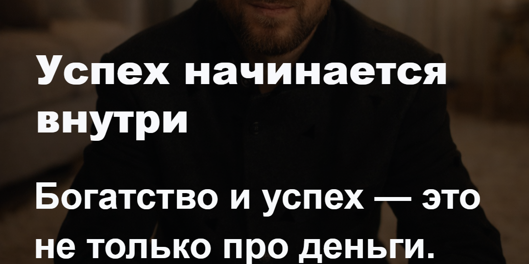 Богатство и Успех или КАК СТАТЬ БАЛОВНЕМ СУДЬБЫ