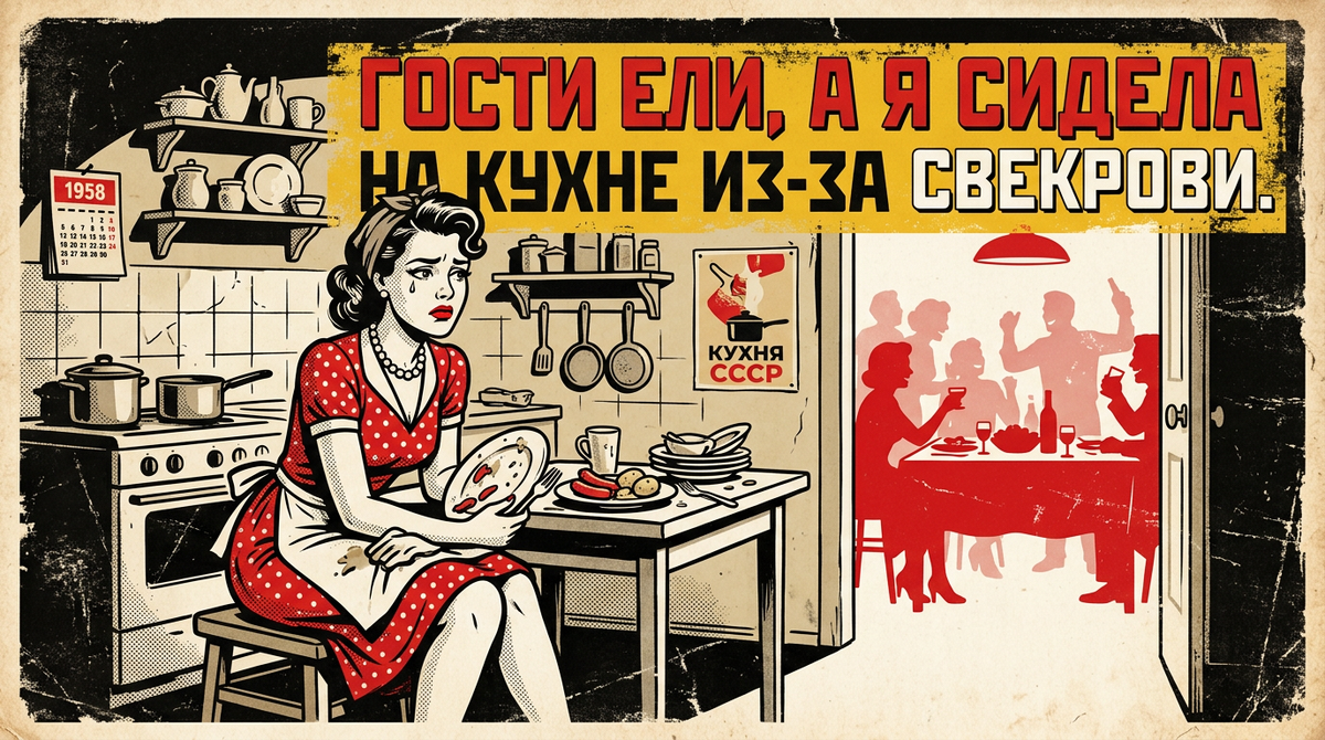 Готовила 12 часов на день рождения свекрови, а за стол меня не пустили