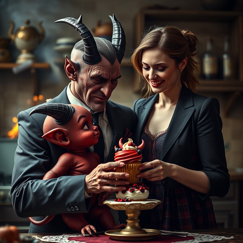 Демон с пелёнками, или Служебный роман в Аду. Часть 1