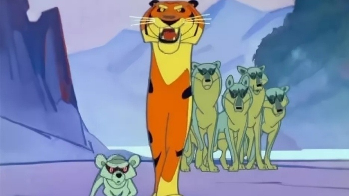     Шерхан заявляет свое право на господство. Цитата из мультфильма «Маугли» 1971. реж. Роман Давыдов