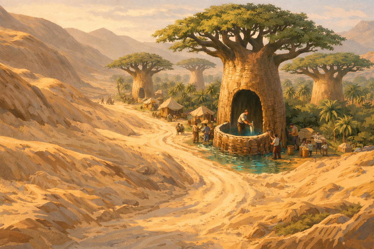 Священная Роща баобабов