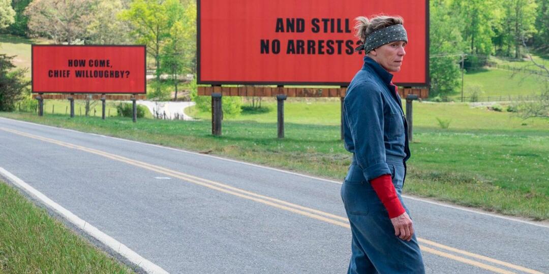 Лучшие фильмы «Оскара». Фильм «Три билборда на границе Эббинга, Миссури»