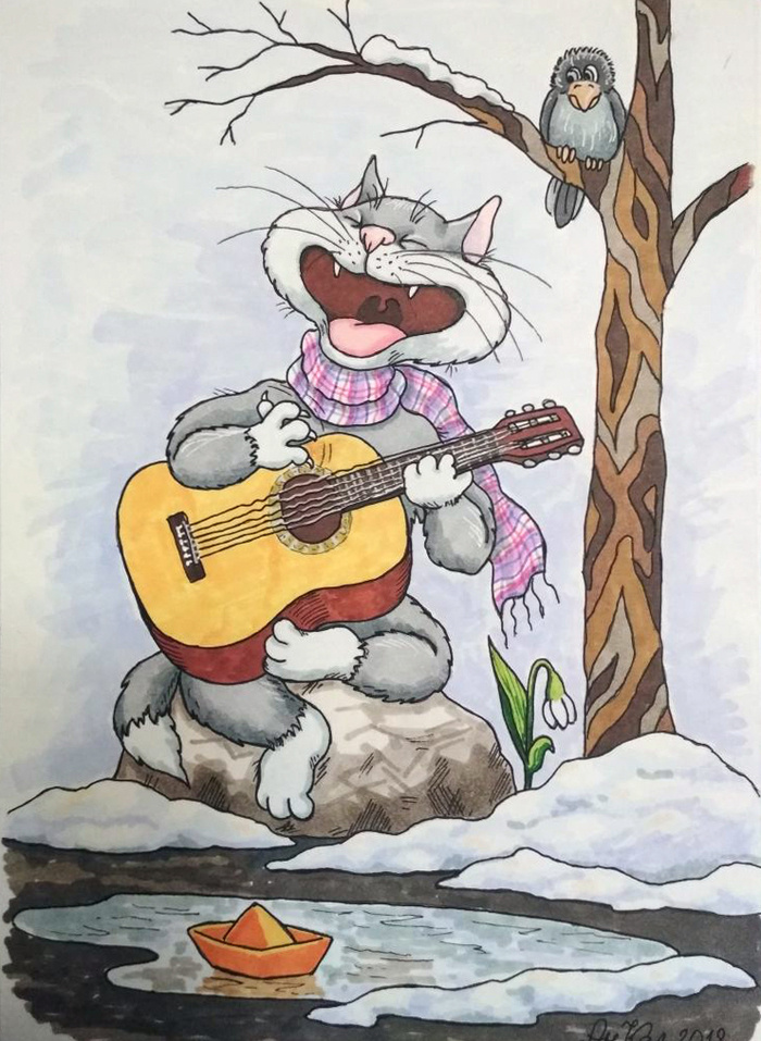 Вы слыхали как поют котыыы....нет не те коты, не дворовые, а коты, домашние коты.......