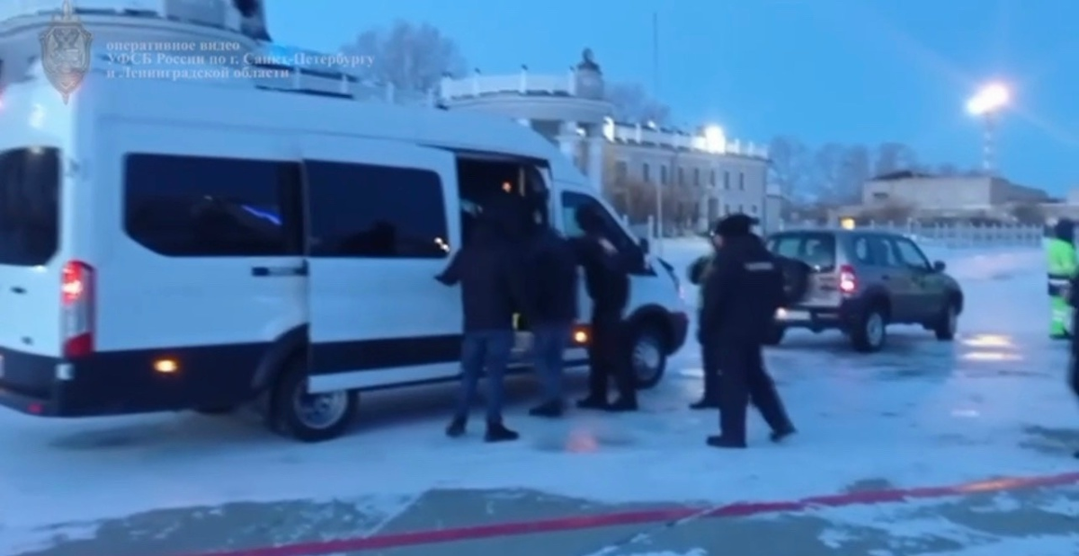 Стоп-кадр из видео пресс-службы УФСБ России по Санкт-Петербургу и Ленинградской области