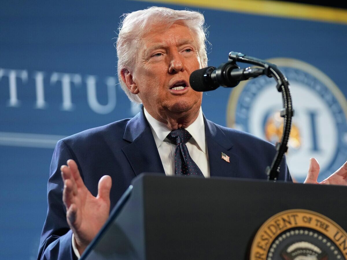    Президент США Дональд Трамп | © AP Photo / Mark Schiefelbein