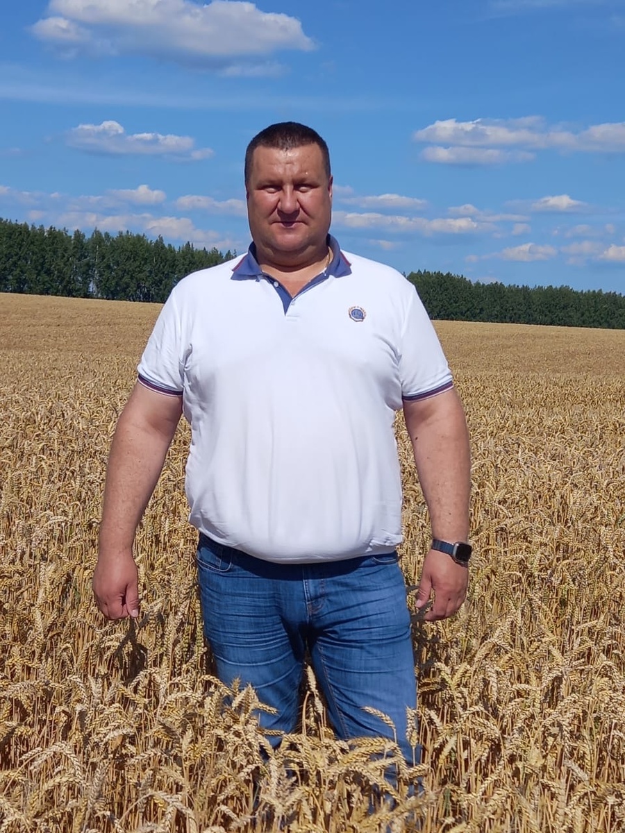 Исполнительный директор АО «Меридиан-Голяткино» Николай Баранов во время Агрофестиля в «Дубовицком» 