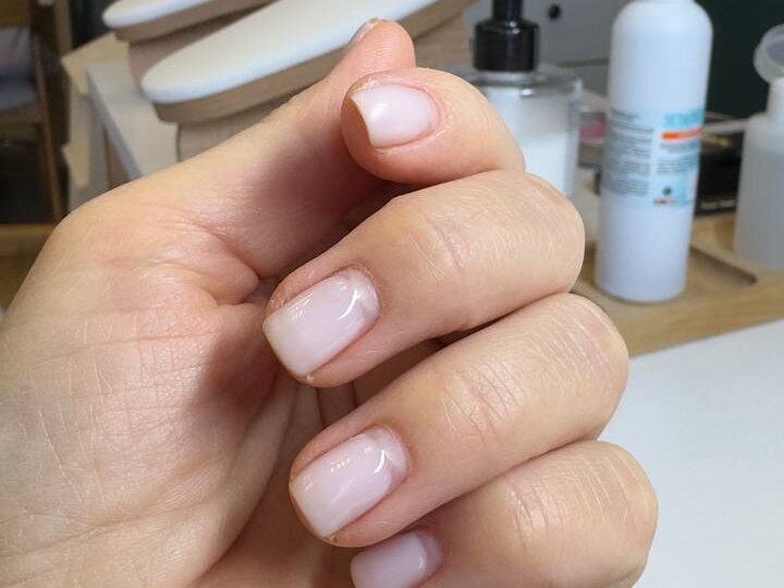 Было- стало 🥰Последний раз делала маникюр 14 февраля , то есть прошел почти месяц