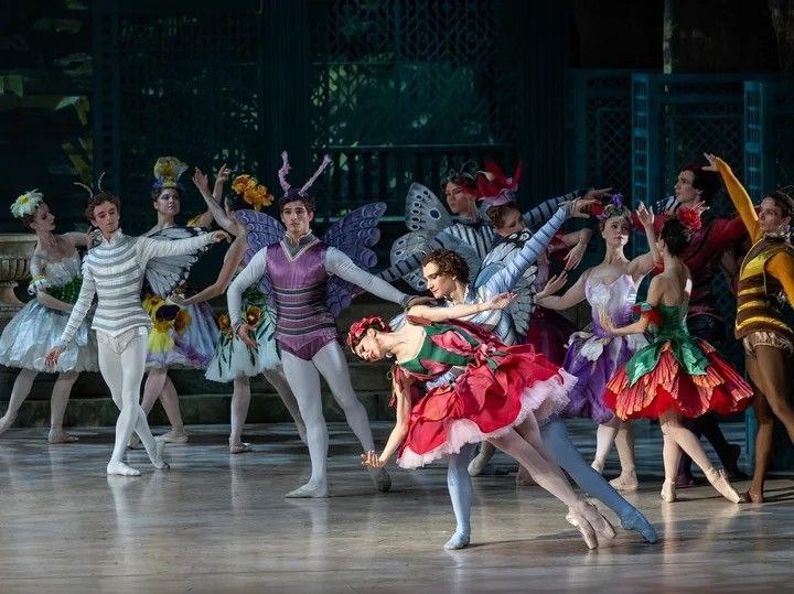 Сцена из балета "Роман Бутона розы", фотография из открытых источников Яндекса