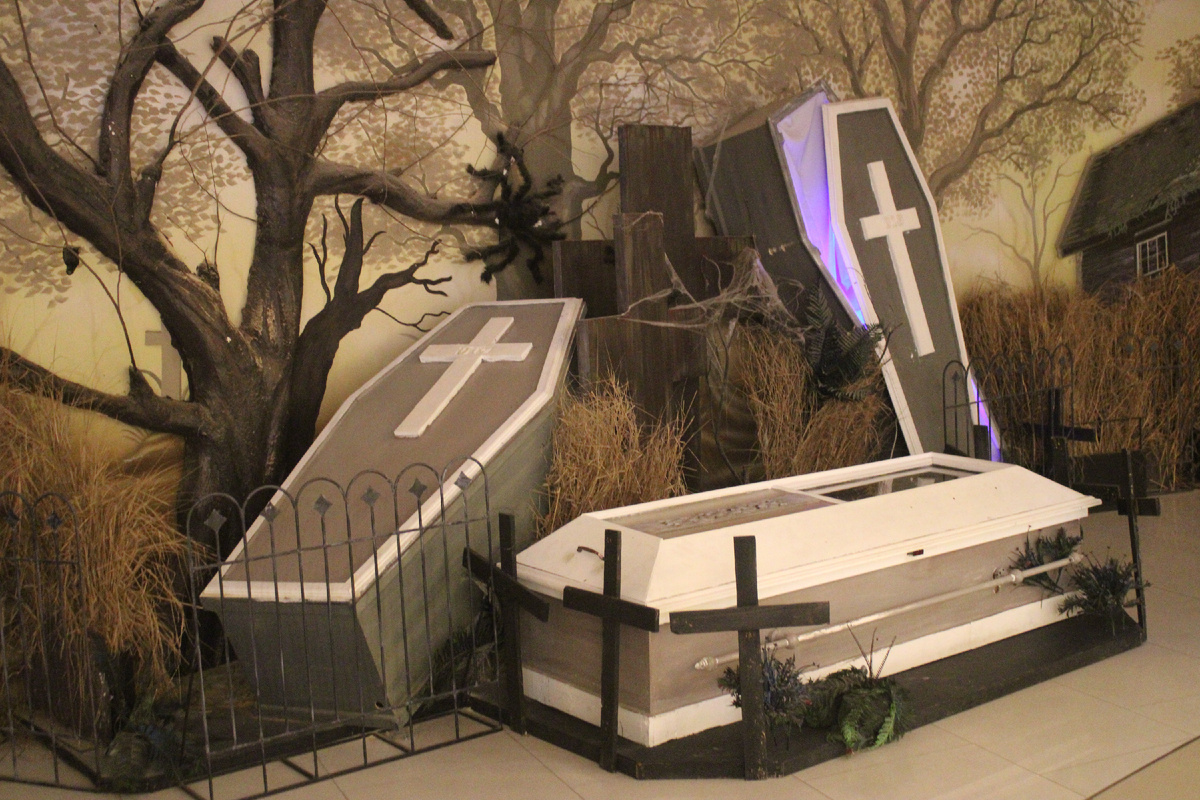 Инсталляция в торговом комплексе в центре Паттайи