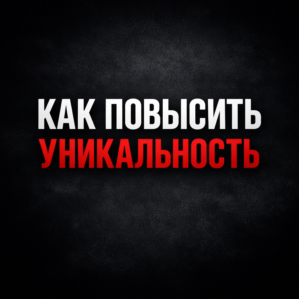 Как повысить уникальность