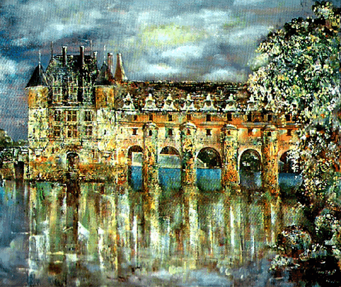 © Виктория Тенета. Замок Шенонсо. Расположен у одноимённой дер. Шенонсо во французском департаменте Эндр и Луара. Входит в число замков, обычно называемых замками Луары. Имеет «народное» название - «дамский замок». – М.Л.