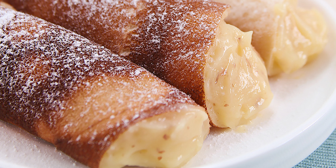 Блины с заварным кремом