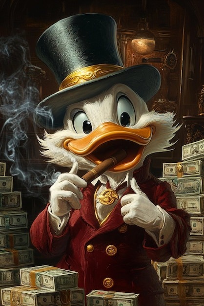 «Там, где вы видите старый сарай, я вижу дело с оборотом в миллион долларов!» — крылатая фраза Скруджа Макдака из мультфильма «Утиные истории»