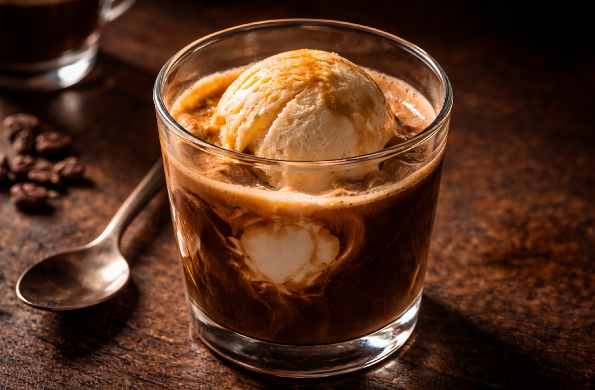 Кофе с мороженым