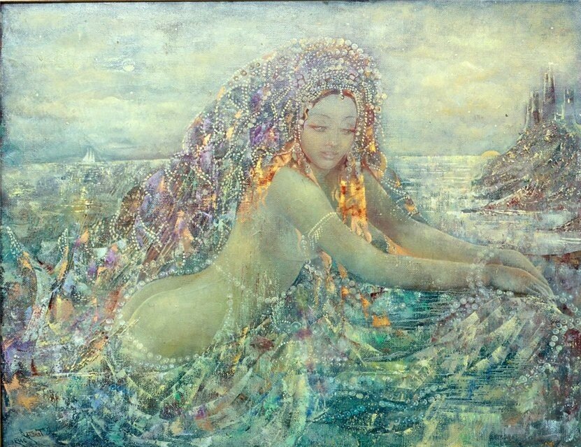 © Виктория Тенета. Русалочка. Холст, масло.