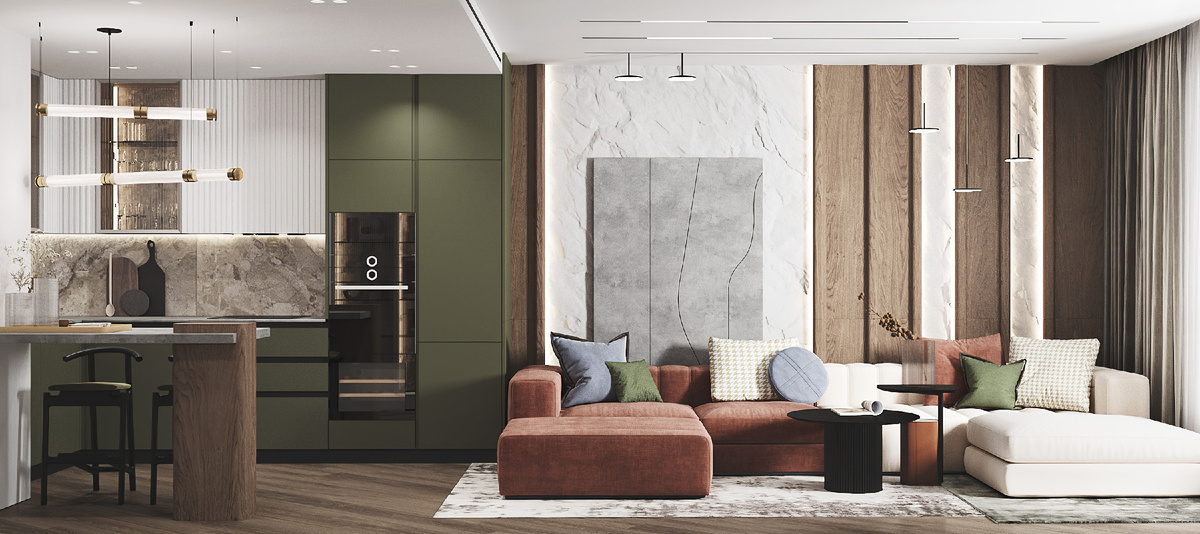 ЖК Клевер парк, Екатеринбург. Больше работ на сайте: https://neapol-design.ru/ 