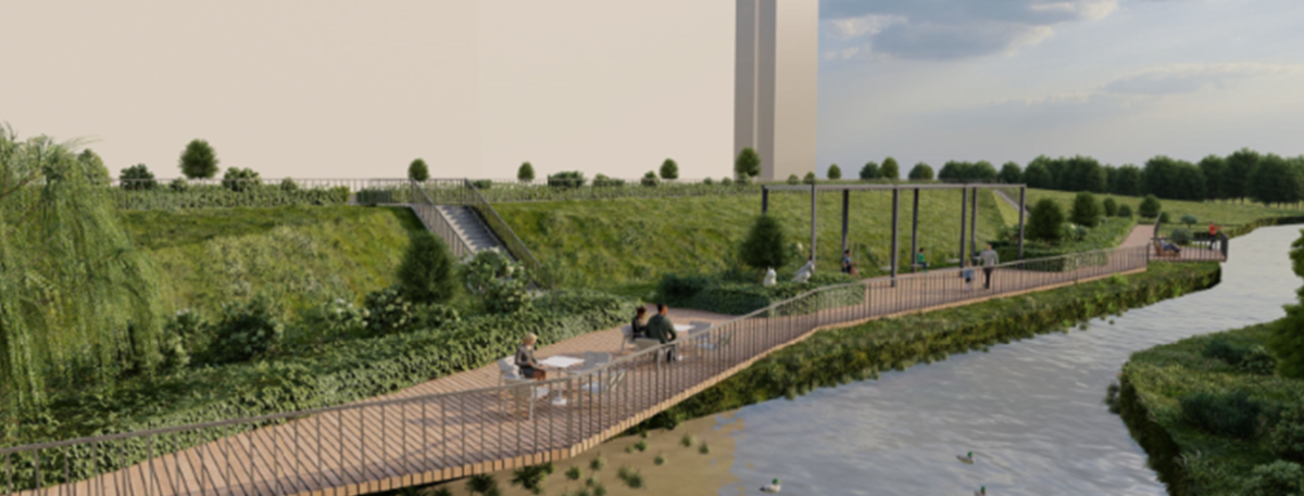    Проект благоустройства набережной реки Охты в Мурино Автор фото: pos.gosuslugi.ru