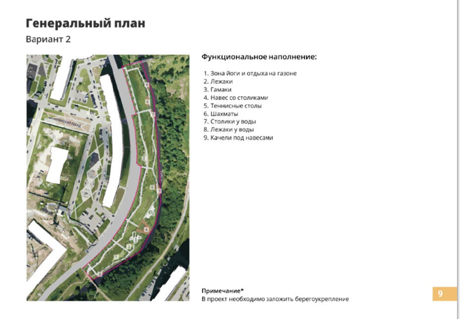    Проект благоустройства набережной реки Охты в Мурино Автор фото: pos.gosuslugi.ru
