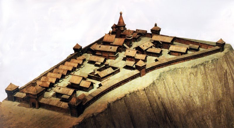 Макет Тюменского острога