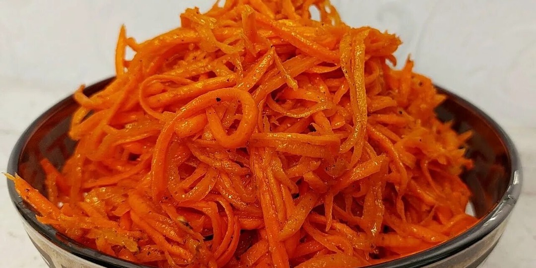 Салат по-корейски из моркови, рецепт приготовления.