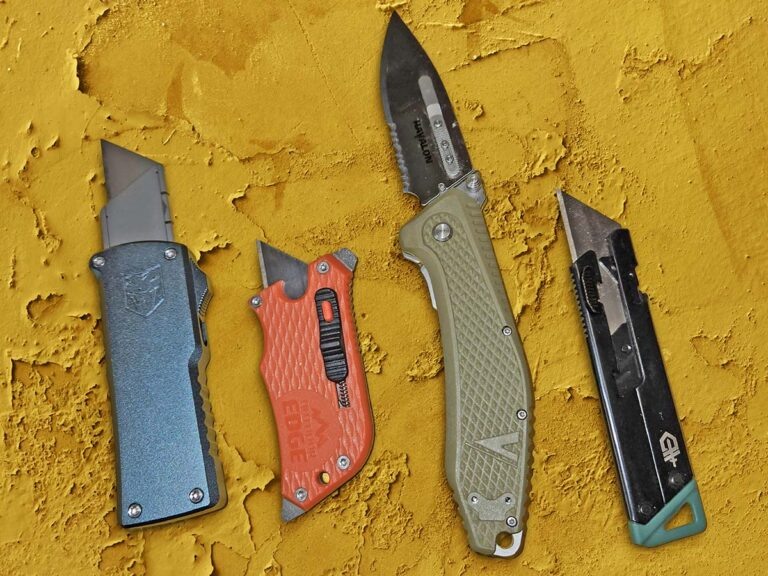 Ношение ножей со сменными лезвиями — новая идея. Мы протестировали четыре модели: CobraTec OTF, Outdoor Edge SlideWinder, Havalon REDI и Gerber EAB Slim.