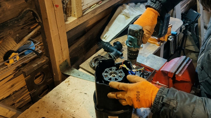 Разбираем измельчитель пищевых отходов