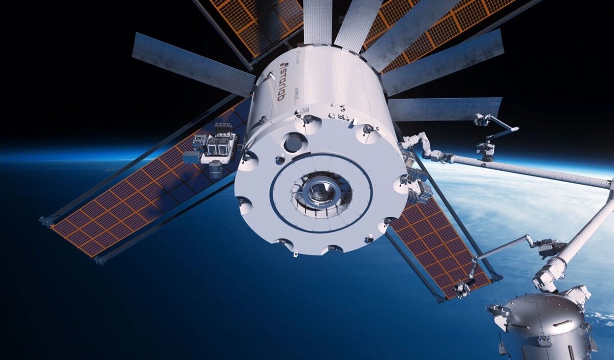    Только Starship может вывести в космос Starlab диаметром почти 8 м   Voyager Space