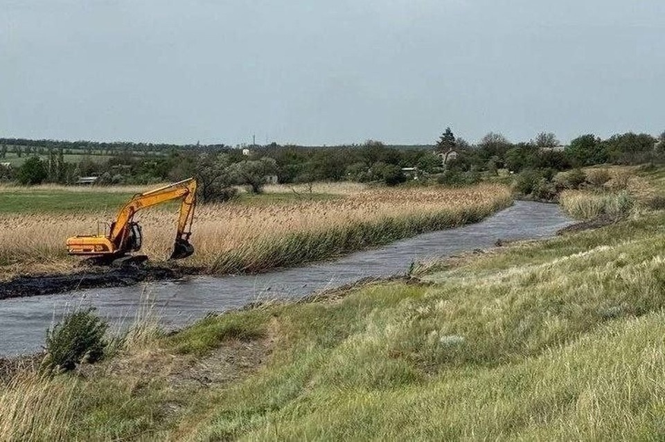    В Республике проводят работы по оздоровлению водных объектов в рамках национального проекта «Экологическое благополучие». Фото: Минприроды ДНР