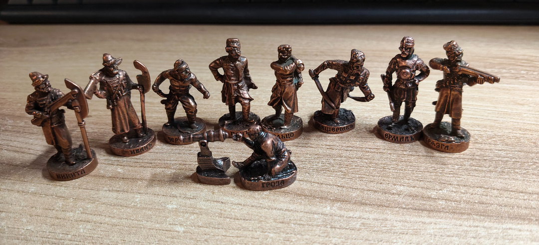 Исторические миниатюры 40мм: набор "Казаки. Походы Ермака".