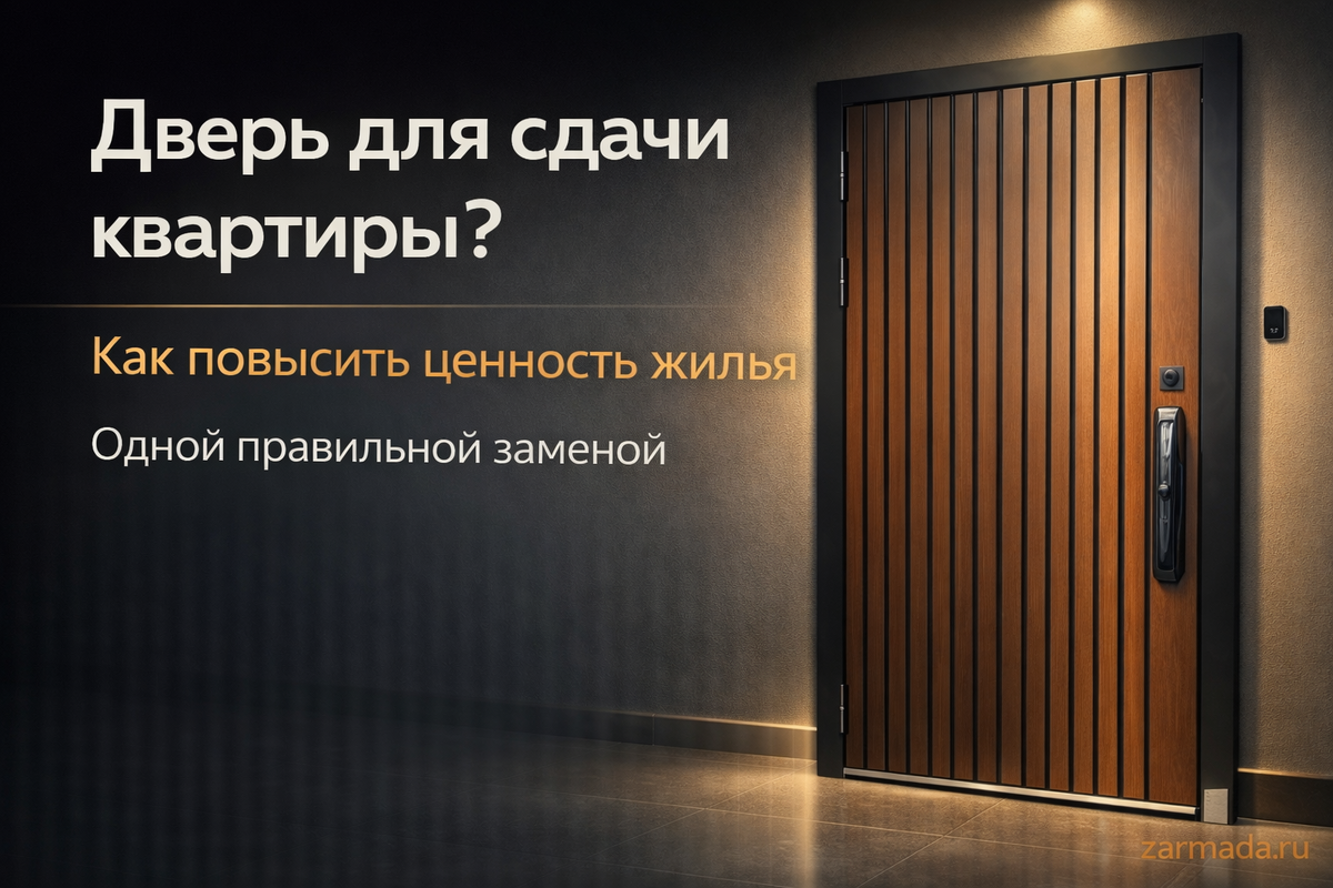 Дверь для аренды — это про тишину и спокойствие. zarmada.ru