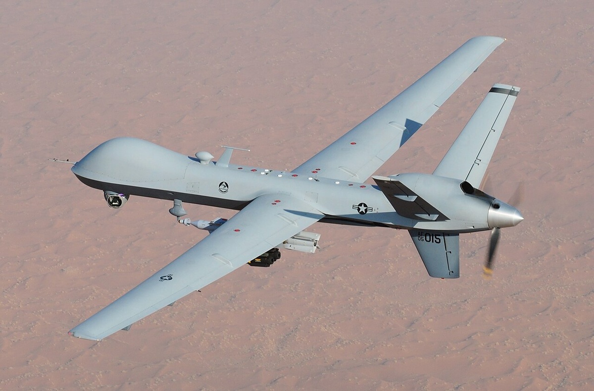     MQ-9 Reaper во время боевого вылета   
(сс0)