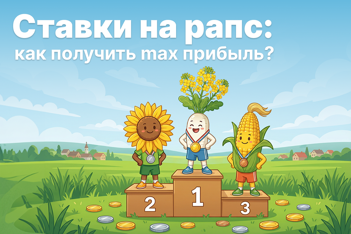 Рапс ценят за высокий потенциал урожайности, но зарабатывать на нем можно только при грамотном подходе