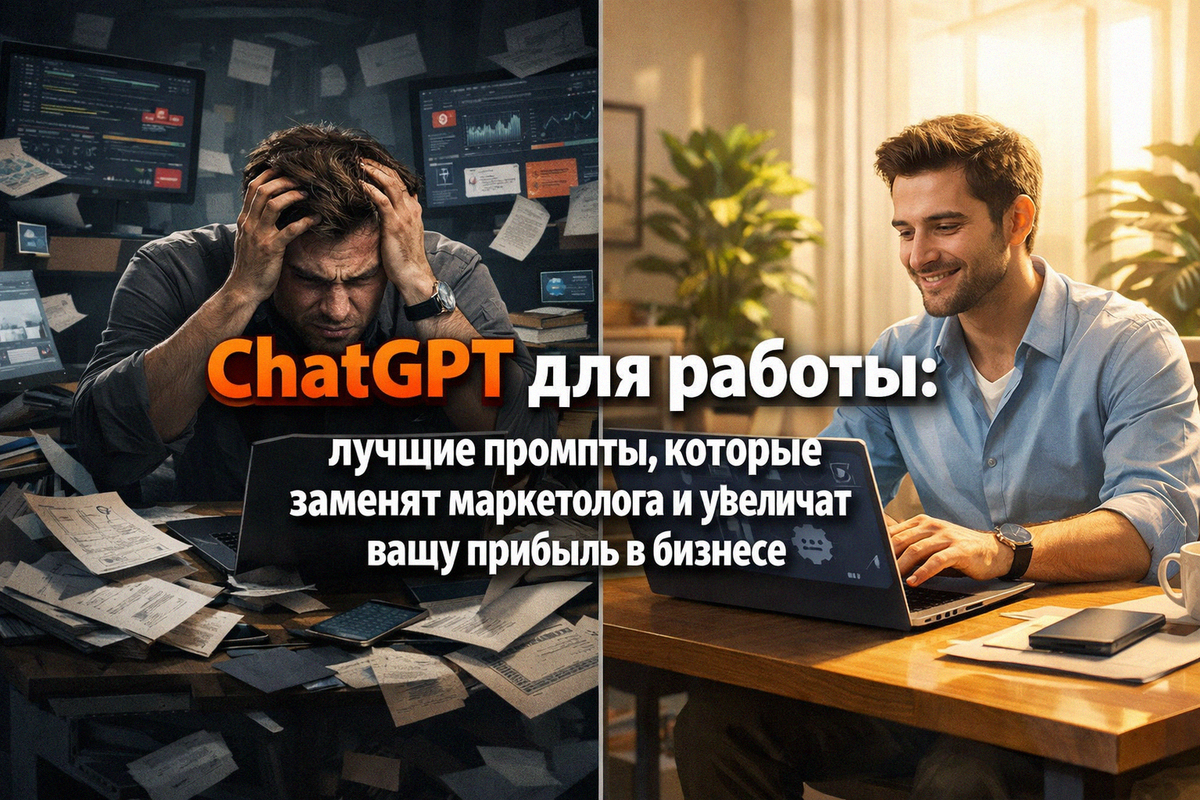    Ищете, как ChatGPT может заменить маркетолога? Узнайте лучшие промпты и примеры использования нейросети для вашего бизнеса! Артём Качанов